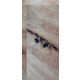  Silberne Rose-Blumen-Ohrstecker