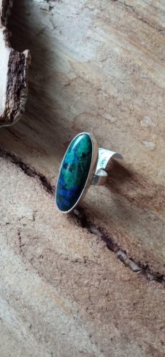  Ring Silber Azurit Malachit Galerie Gelegenheit