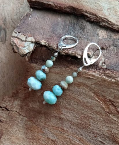  Larimar Ohrringe Bali Silber, eine einmalige Gelegenheit