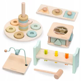    Montessori-Spielzeugset für Kinder von 13 bis 18 Monaten Mamabrum MAM184 EDU TOY