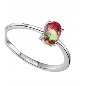  SILBERRING. 925 TURMALIN