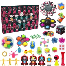 Anti-Stress Pop It Toys Adventskalender