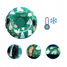  Kinderschlitten aus PVC mit Griffen für den Schneesport