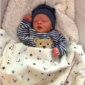  Cokela Silikon-Rebornpuppe 48cm Mädchen, CE