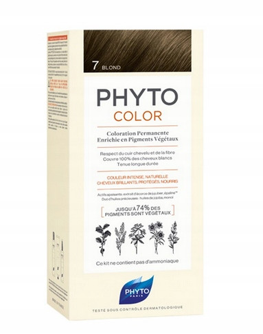 PHYTOCOLOR Haarfarbe 7 BLOND - Pflanzenbasierte Dauerhafte Färbung