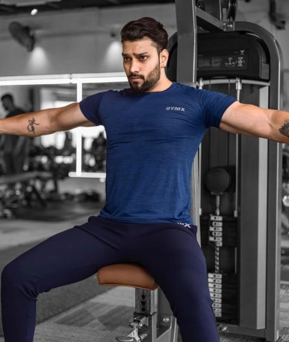  STRIKE GYMX TEE, Farbe Blau, Größe XL
