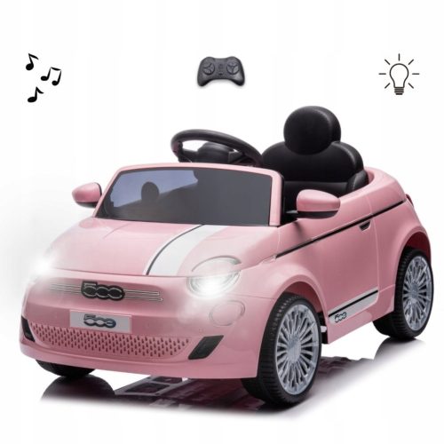  BATTERIEBETRIEBENES AUTO FÜR KINDER FIAT 500E ROSA
