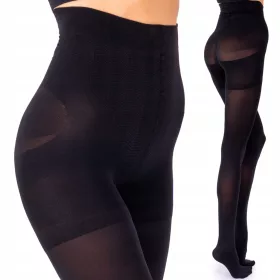    Phenome PUSH UP Schlankheitsstrumpfhose 100 den 3D MAT Shaping SCHWARZ Größe 4