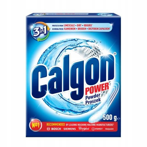  Entkalkerpulver für Waschmaschinen Calgon 3in1 Waschmaschinenpulver gegen Kalk 500 g (20 Wäschen) 0,5 l
