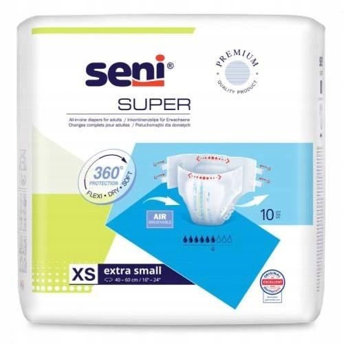  Seni Super Windelhöschen für Erwachsene XS 10 Stk.