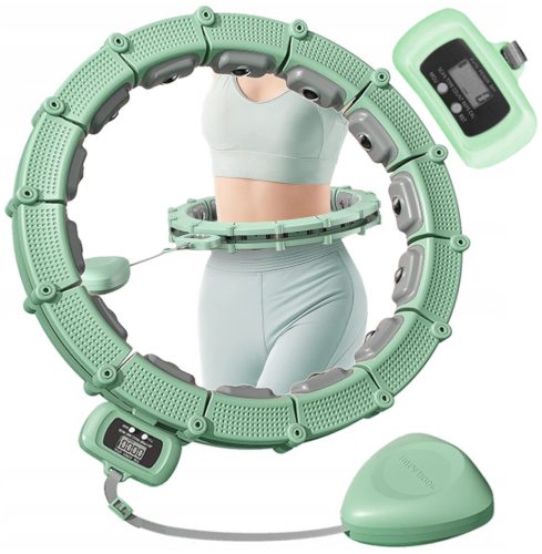  HULA HOOP SMART WHEEL MODULARES KÖRPERMASSAGER MIT NÜSSEN UND LCD-ZÄHLER