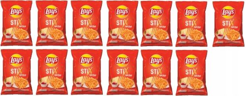 13x 130g LAY'S Stix mit Ketchup Geschmack - Halbe Kartonpackung