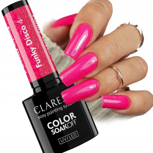  Claresa Hybrid Nagellacke 5 ml Funky Disco 4 Pink Fever