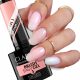 Claresa Gel in einer Flasche mit Pinsel. Pinsel Easy Gel 3 Peach Nude