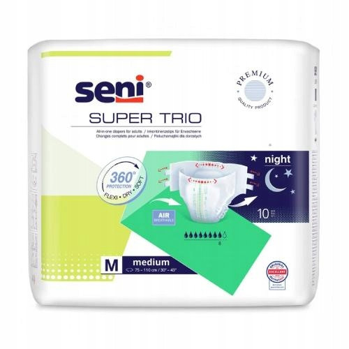  Seni Super Trio M Erwachsenen Windelhöschen 10 Stk.