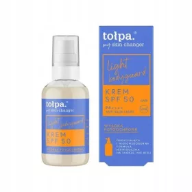    Atmungsaktive Anti-Verfärbungs-Gesichtscreme mit SPF50-Filter 45 ml TOŁPA