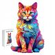  3D-Puzzle aus Holz für Kinder und Erwachsene – Katze A4