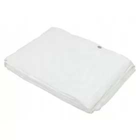   Universelle Schutzplane 6x12 m, Weiß, Wasserdicht und UV-beständig