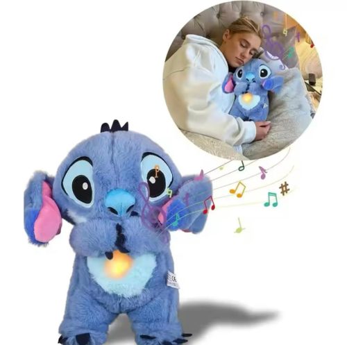  Stitch Plüsch-Teddybär, atmungsaktiv, beruhigender Schlaf, Spielgefährte, Otter, Spielzeug für Kinder