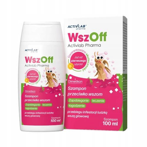  WszOff Dimethicone Shampoo gegen Läuse 100 ml VORBEUGUNGSBEHANDLUNG