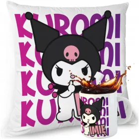    KUROMI ONEGAI MY MELODY KISSENBECHER-SET, GESCHENK FÜR DEN NAMEN EINES KINDES