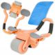  ROLLER ABS TRAINER FÜR ABS MUSKELN PILATES FITNESS ÜBUNG RADMATTE
