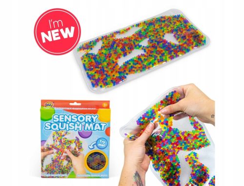  Sensorische Matte mit bunten Gelkugeln