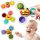  3X Fidget Spinner SENSORISCHES BADESPIELZEUG mit RASSEL mit Saugnapf