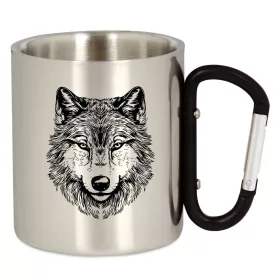    TOURISTISCHER BECHER AUS METALL, MÄNNERGESCHENK ZUM FREUNDTAG, GUY WOLF