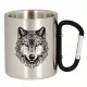  TOURISTISCHER BECHER AUS METALL, MÄNNERGESCHENK ZUM FREUNDTAG, GUY WOLF
