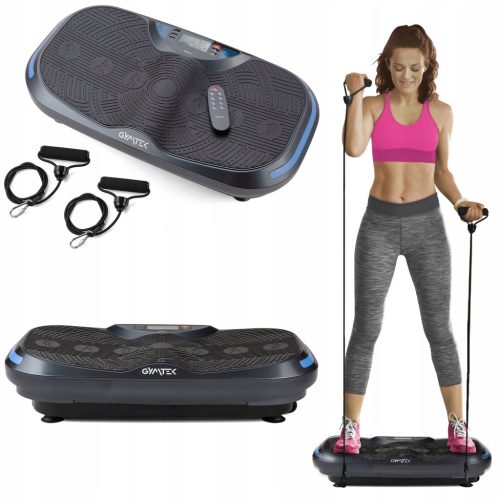  VIBRATION PLATOFRMA VIBRIERENDES 3D-MASSAGER MIT FERNBEDIENUNG UND LINKS XP800 GYMTEK
