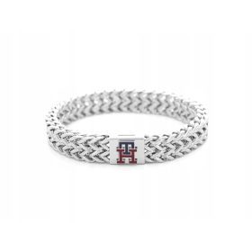    TOMMY HILFIGER HERREN-ARMBAND 2790462 SILBER, ELEGANTER EDELSTAHL