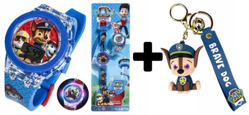  PAW PATROL Kinderuhr für Jungen und Kinder + CHASE-SCHLÜSSELANHÄNGER