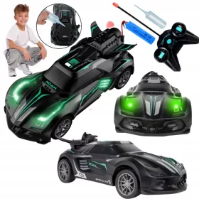   GROSSES FERNGESTEUERTES AUTO OFF-ROAD-RENNWAGEN MIT FERNBEDIENUNG RC + SMOKE