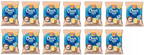 13x 110g LAY'S OVEN BAKED Gesalzene Kartoffelchips Halber Karton