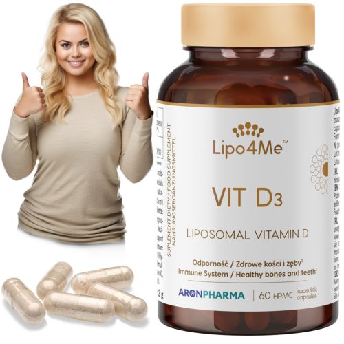 Lipo4Me™ Vit. D3 - 60 Vegane HPMC Kapseln für Knochengesundheit und Immunsystem