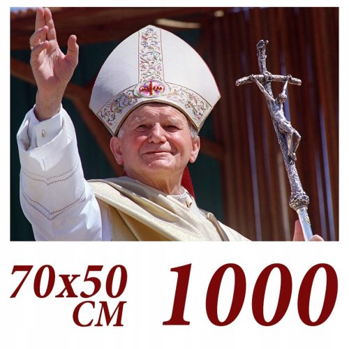  Puzzle Johannes Paul II., 1000 Teile, 50x70cm. Schöne Kiste. Nr.2
