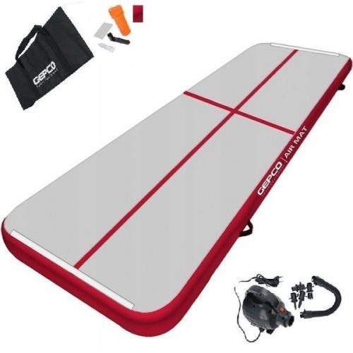  Gepco Sport weiße Gymnastikmatratze 300 cm x 100 cm