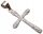  DAMENKREUZ MIT RHOZOBESCHICHTUNG UND ZIRKONIA, 925 SILBER - Öse 4 mm