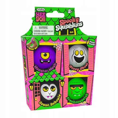 Halloween-Bälle Anti-Stress-Sensorspielzeug-Set – NeeDoh