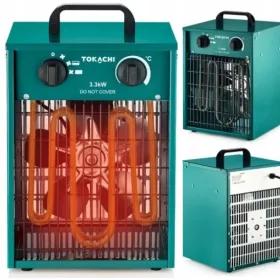   ELEKTRISCHE HEIZUNG 3in1 FARELKA THERMOSTAT 3,3 kW TRAGBAR, LEISTUNGSSTARK 3300 W