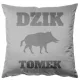  Kissenbezug aus Velours, Geschenk für Freund, Ehemann, Papa, Wildschwein, Ihr Name