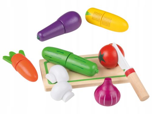 VERSPIELTES GEMÜSESET AUS HOLZ FÜR KINDER