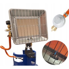    GAS-STRAHLUNGSZYLINDER 4,6 kW SONNENHEIZUNG OFENSCHLAUCHREDUZIERGERÄT