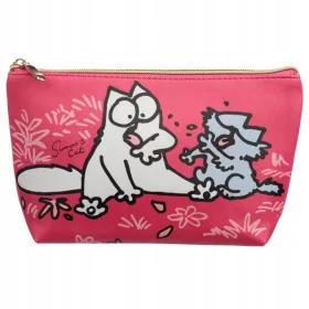  Schminktasche - Simon's Cat, rosa