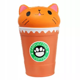  CAPPUCCINO Kaffee KATZE Kätzchen SQUISHY Gniotek