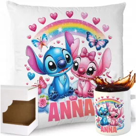    LILO STICH STITCH ENGEL KISSENBECHER-SET KINDERGEBURTSTAG GESCHENK 8