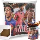  LAMINE YAMAL FC BARCELONA KISSENBECHER-SET, GESCHENK ZUM KINDERTAG