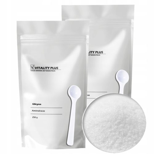 Glycin Pulver – Unentbehrlicher Aminosäure-Komplex für Ihren Körper, 2er Pack