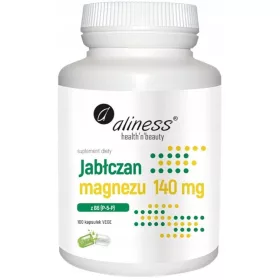   Magnesiummalat 140 mg mit Vitamin B6 - Nahrungsergänzungskapseln, 100 Stück